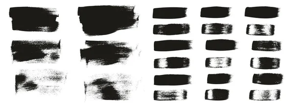 Flat Calligraphy Paint Brush Regular Short Background Straight Lines Mix — 스톡 벡터