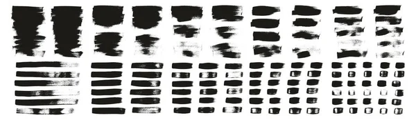 Плоский Каліграфічний Пензлик Звичайний Короткий Фон Прямі Лінії Мікс Високої — стоковий вектор