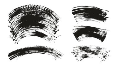 Düz Pervane Fırçası İnce Eğri Arkaplan Karışık Yüksek Detay Özet Vektör Arkaplan Ayarları 