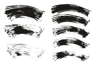 Düz Pervane Fırçası İnce Eğri Arkaplan Karışık Yüksek Detay Özet Vektör Arkaplan Ayarları 