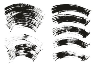 Düz Pervane Fırçası İnce Eğri Arkaplan Karışık Yüksek Detay Özet Vektör Arkaplan Ayarları 