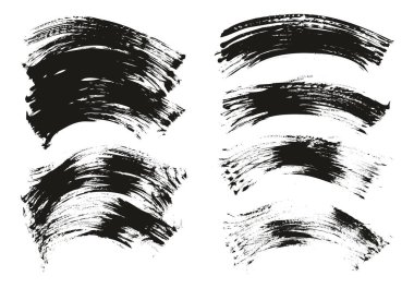Düz Pervane Fırçası İnce Eğri Arkaplan Karışık Yüksek Detay Özet Vektör Arkaplan Ayarları 