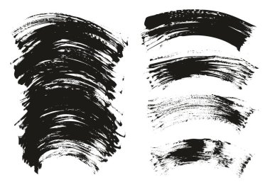 Düz Pervane Fırçası İnce Eğri Arkaplan Karışık Yüksek Detay Özet Vektör Arkaplan Ayarları 