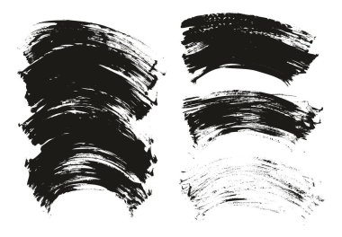 Düz Pervane Fırçası İnce Eğri Arkaplan Karışık Yüksek Detay Özet Vektör Arkaplan Ayarları 