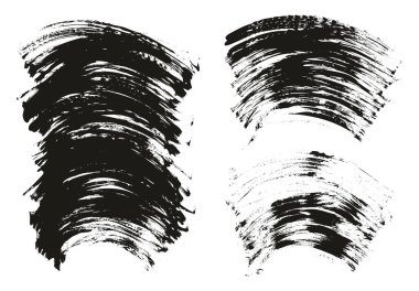 Düz Pervane Fırçası İnce Eğri Arkaplan Karışık Yüksek Detay Özet Vektör Arkaplan Ayarları 