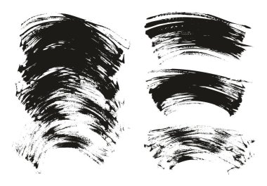 Düz Pervane Fırçası İnce Eğri Arkaplan Karışık Yüksek Detay Özet Vektör Arkaplan Ayarları 