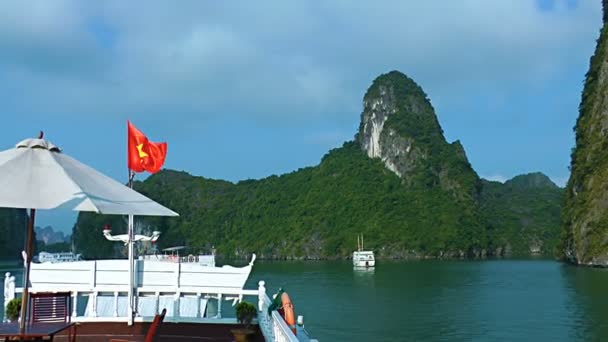 Halong Bay cruise — Stok video