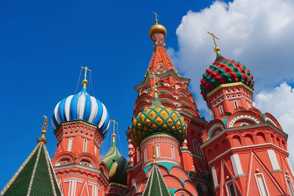 Catedral de São Basílio na Praça Vermelha em Moscou — Fotografia de Stock