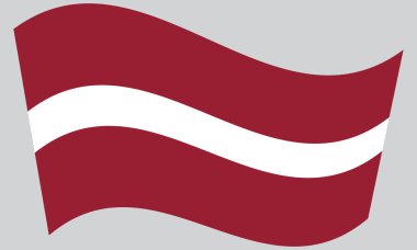 Letonya sallayarak bayrak