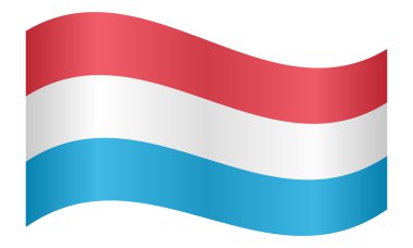 Lüksemburg sallayarak bayrak