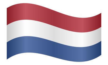 vlag van de Nederlandse zwaaien