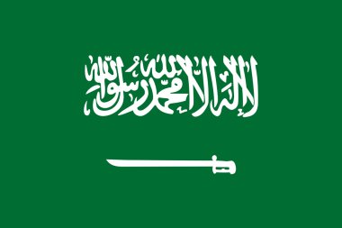Suudi Arabistan bayrağı oran ve renk düzeltme
