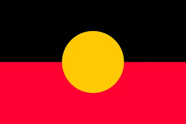 Austrálské vlajky správnou velikost, barva — Stockový vektor