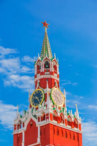 Torre Spasskaya di Mosca Cremlino — Foto Stock