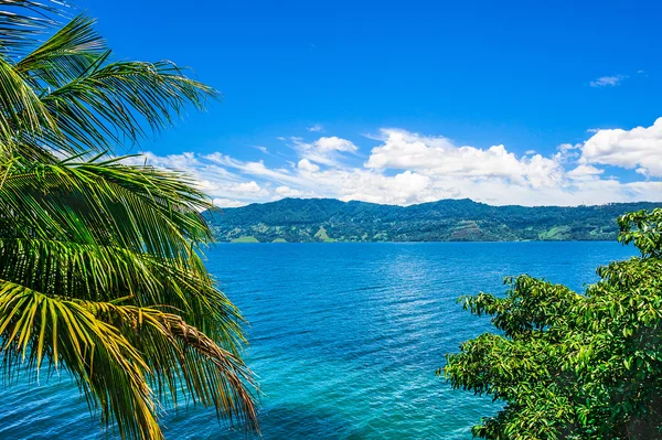 View of Lake Toba in Sumatra, Indonesia — Stock Photo, Image