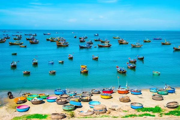 Villaggio di pescatori, Vietnam — Foto Stock