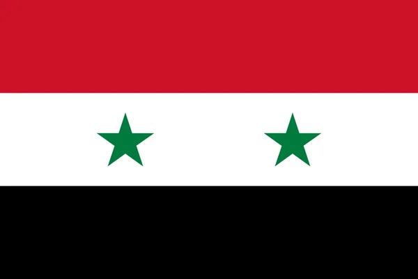 Bendera Suriah - Stok Vektor