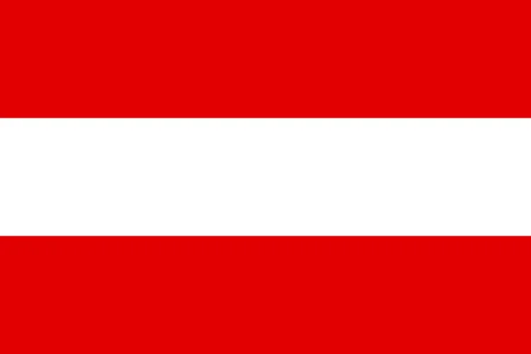 ऑस्ट्रियाचा ध्वज — स्टॉक व्हेक्टर