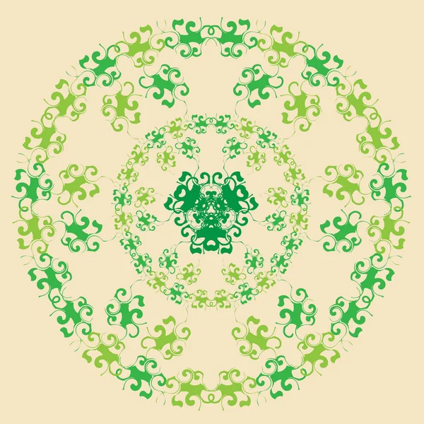 Floral green pattern — Stock Photo, Image