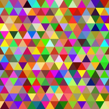Soyut çok renkli geometrik seamless modeli