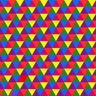 Soyut çok renkli geometrik seamless modeli