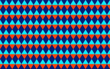 Soyut geometrik Dikişsiz desen üçgen