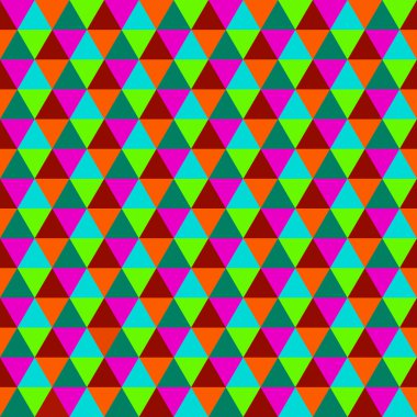 Soyut çok renkli geometrik seamless modeli