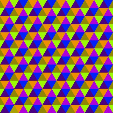 Soyut çok renkli geometrik seamless modeli