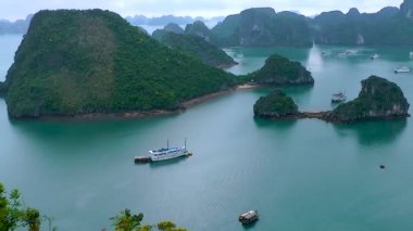 halong bay, vietnam Panoraması
