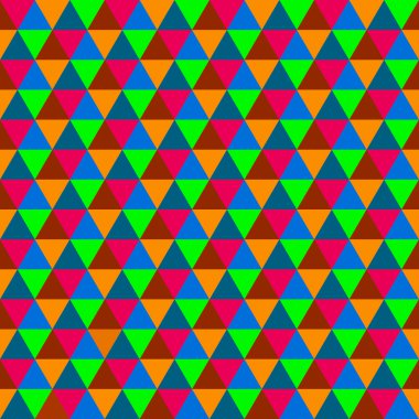 Soyut çok renkli geometrik seamless modeli