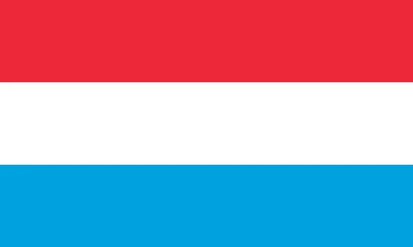 Drapeau du Luxembourg — Image vectorielle