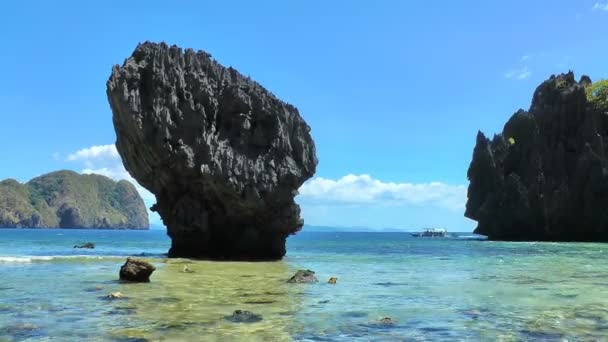 Tropické ostrovy pláže a horských — Stock video