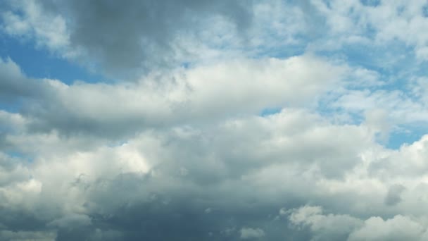 雲の海の風景。飛行機からの射撃. — ストック動画