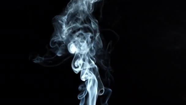 Abstracte beelden gemaakt door rook. — Stockvideo