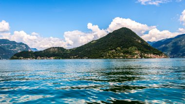 Iseo Lake Sebino Lombardy Italy clipart