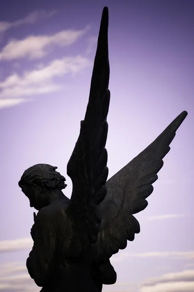 Anjo da guarda no céu — Fotografia de Stock