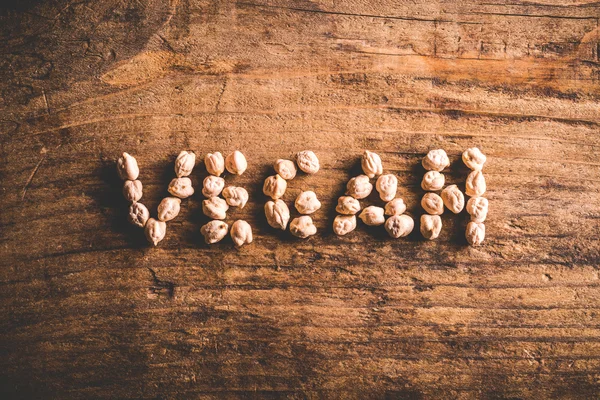 Vegan scritto su legno — Foto Stock