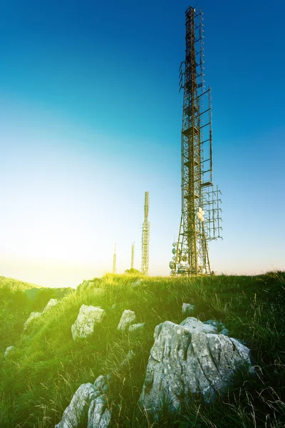 Repeater radio antenna Stock Picture