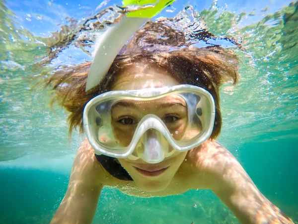 海辺で楽しい — ストック写真