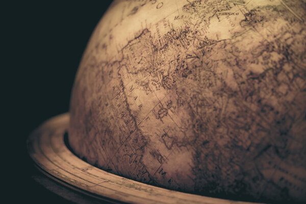 Mediterranean sea Ancient earth globe