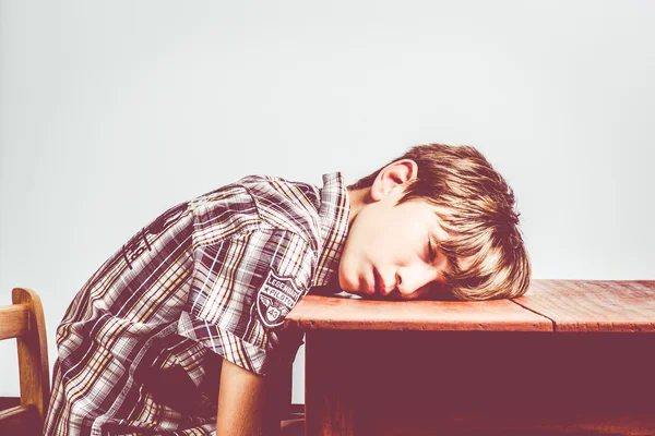 In slaap student — Stockfoto