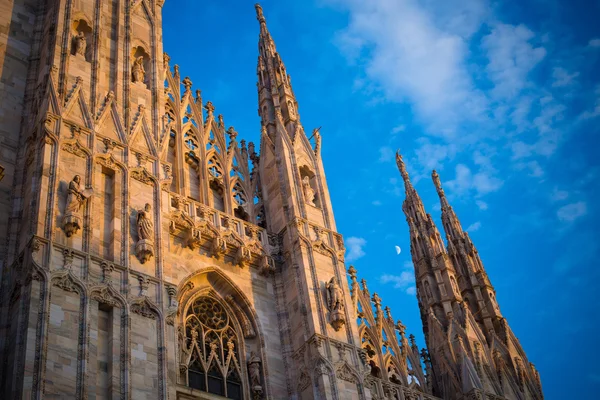Duomo de Milão - detalhe — Fotografia de Stock