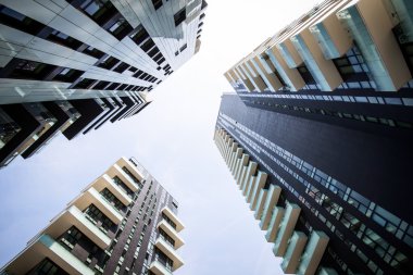 Milan, İtalya, 25 Ocak 2015: yeni Porta Nuova bölgesinde, elmas Kulesi, Milan, İtalya 25 Ocak 2015