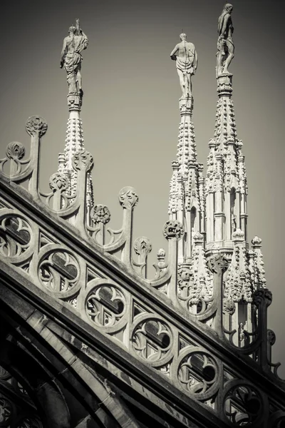 Catedral Duomo de Milán - detalle — Foto de Stock