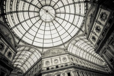 Galleria Vittorio Emanuele II, Milan İtalya kubbe