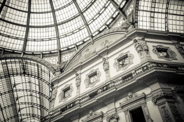 Galleria Vittorio Emanuele II, Milan İtalya kubbe