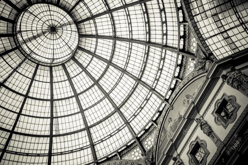 Dome of Galleria Vittorio Emanuele II, Milan Italy