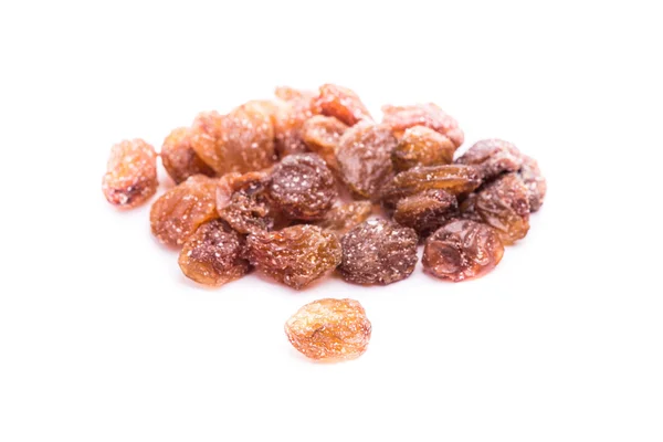 Dried raisins fruit isolated on white background — Stock Photo, Image