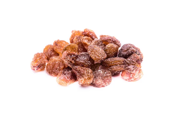 Dried raisins fruit isolated on white background — Stock Photo, Image