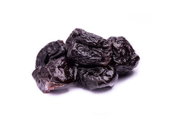 Dried prunes fruit isolated on white background — Stock Photo, Image